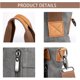 thumbnail image 5 of LHSHID Canvas Tote Purse for Women Work Shoulder Crossbody Bag Vintage Multi-pocket Handbags, 5 of 8