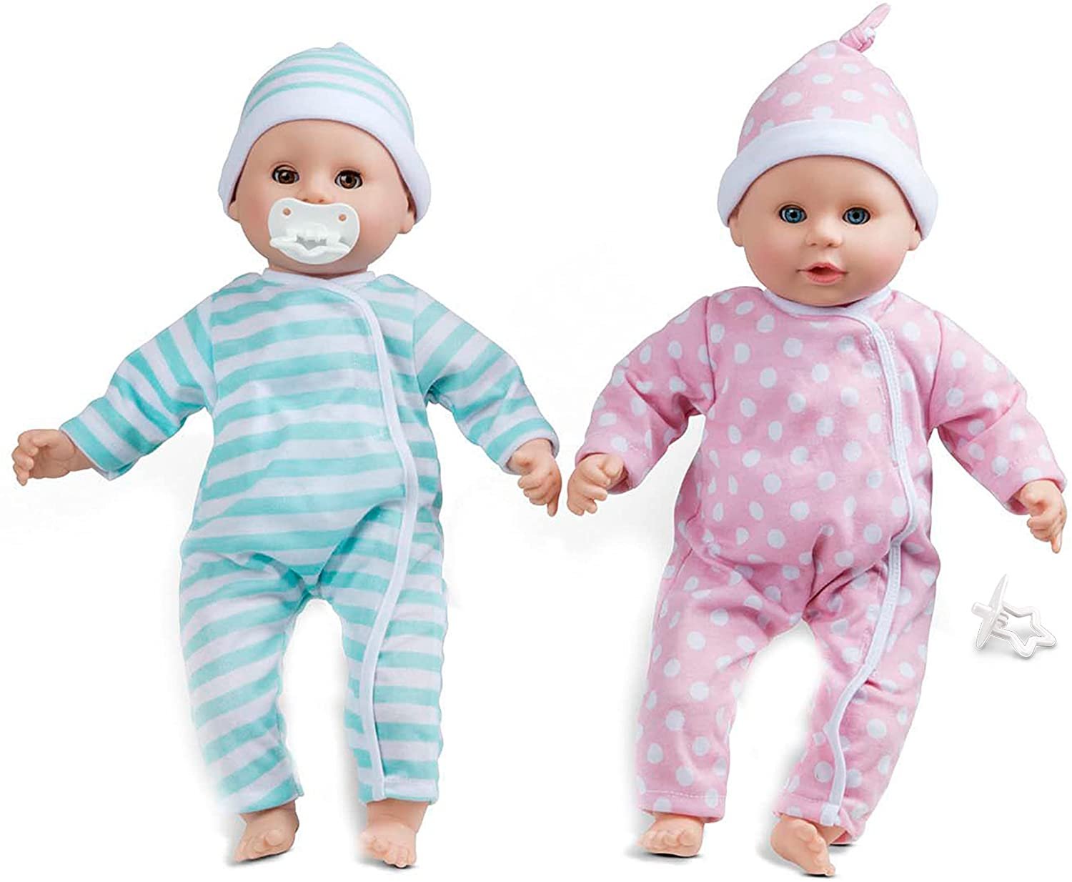 Melissa & Doug Mine to Love Twins Luke & Lucy Baby Dolls