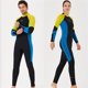 thumbnail image 4 of Traje de trabajo completo Traje de cuerpo completo para hombres y mujeres Actividades deportivas de agua de una pieza en agua fría para snorkeling Surfing Spearfishing Woman / Amarillo XL Advancent OD017131-23, 4 of 7