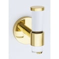 thumbnail image 3 of Alno A7281-PC Contemporary Acrylic 2"W Single Bathroom Robe / Towel Wall Hook - Chrome, 3 of 6