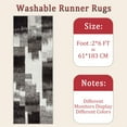 thumbnail image 6 of Hallway Runner Rug 2'x6' Washable Area Rugs Non Slip Laundry Rug Runner Floor Carpet Runners for Hallways Entryway Laundry Room Kitchen, 6 of 11