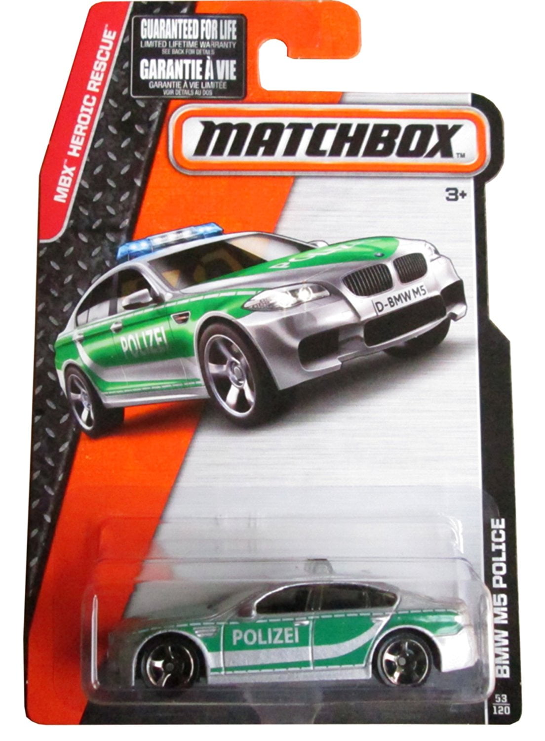 matchbox bmw m5 police car