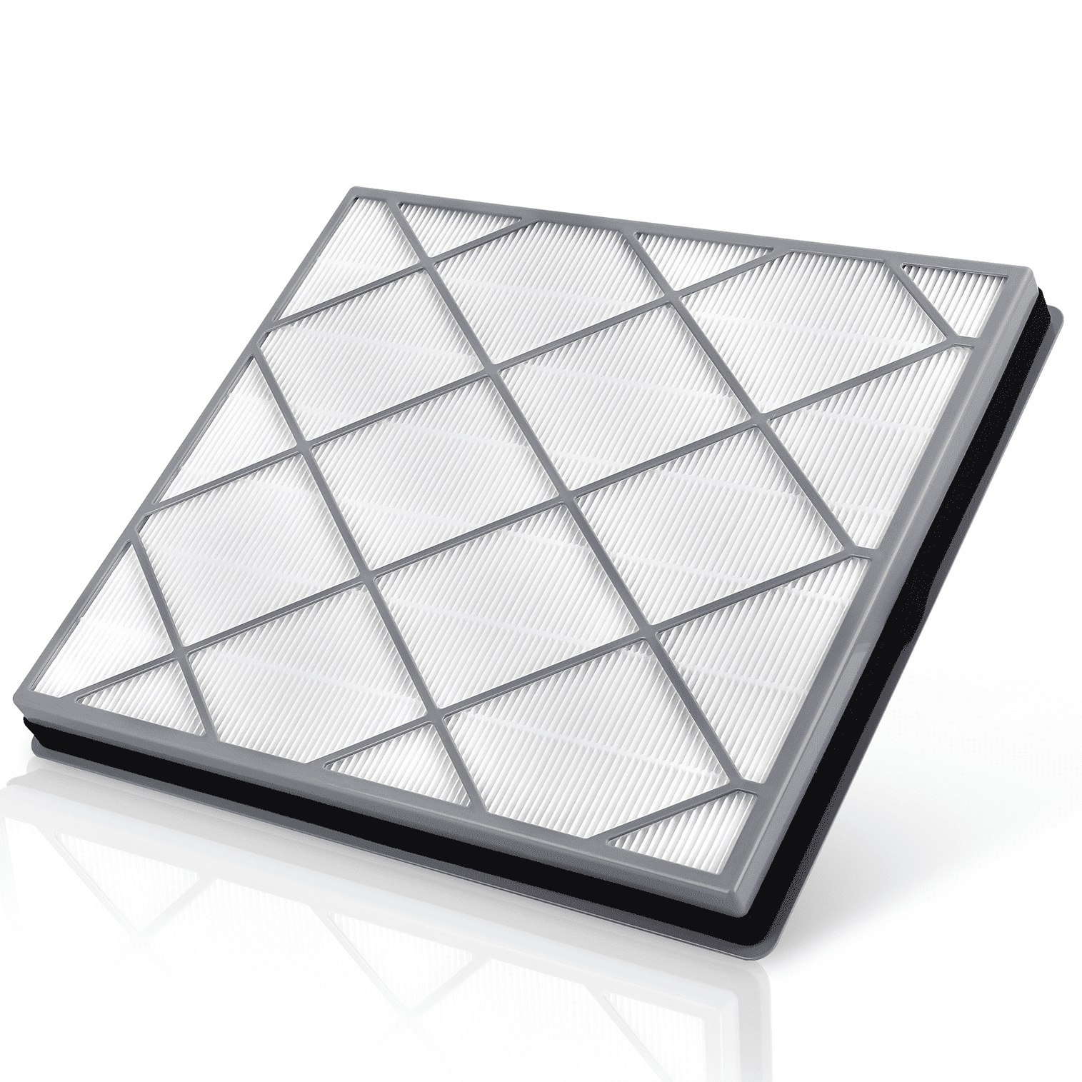 1 pack HE402 Replacement Filter for Shark 4 Fan Air Purifier, Compatible with Shark HE402 HE401 HE4FKPET HEPA Filters, Grey