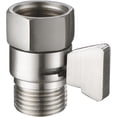 thumbnail image 1 of Shower Flow Water Valve  Brass Shut Off Valve for Hand Shower  RV Hose Flow Restrictor  Chrome, 1 of 9