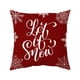 thumbnail image 2 of Funda de cojín navideña | Funda decorativa para cojín de sofá, sillón, cama y silla | Funda de cojín cuadrada de 45 x 45 cm | Cojín decorativo para sala de estar, dormitorio y oficina., 2 of 5