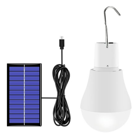 

Solar Light Bulb 130LM Portable Solar Powered LEDs Bulb Light for Hiking Fishing Camping Tent