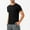 01 Black, variant on Mens T-shirt Spring Loose Running Speedsuit Sweat Absorbing Breathable Fitness Casual Short Sleeve Round Neck Top/Shirt