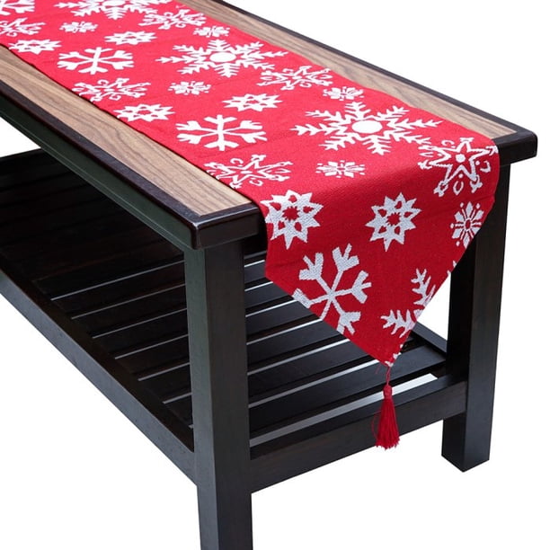 Nueva Serie Camino De Mesa Navidad (Camino De Mesa De Navidad) -Decoraciones Navideñas-Decoraciones Navideñas- < Unk > Motivo Mejor Calidad