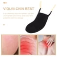 thumbnail image 3 of FENGGUIQU Violin Playing Support Accessory Cotton Black 1Pcs for Violinists, 3 of 7