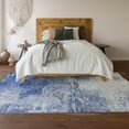 thumbnail image 6 of Addison Rugs Mayfield Washable Transitional Modern Blue Rectangle Rug, 8' x 10', 6 of 6