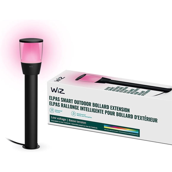 Kit de inicio de luces LED inteligentes para exteriores con luz LED WiZ Elpas