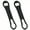 Black 2Pcs, variant on 2Pcs Flat Bottle Opener and Pour Spout Remover, Stainless Steel Bar Speed Key Opener, Dog Bone Wine Bottle Opener Home Kitchen