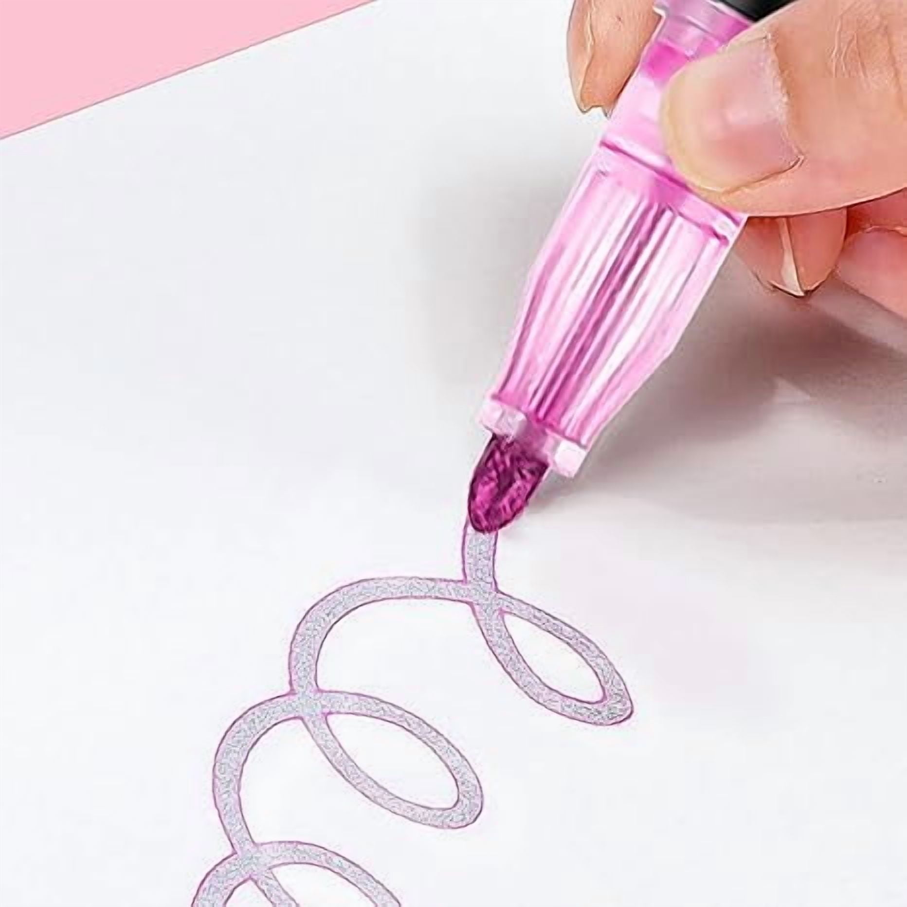 Christmas Gifts TweensMarker Pen for Highlight, 8/12/24/36 Colors Marker Pen for Highlight, Double Line Outline Pens