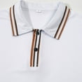 thumbnail image 5 of Polo Shirts for Men Short Sleeve Button Down Polo Tees Lightweight White Mens Casual Dress Shirts, 5 of 9