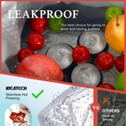 ideaTech Polyester Reusable Lunch Bags, Insulated Lunch Box for Women and Men, Freezer Safe, 1 Count