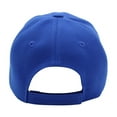 thumbnail image 3 of Daxton Two Tone Initial Letters Numbers Structured Baseball Hat, Royal Hat, Number 7, 3 of 3