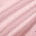 thumbnail image 6 of ClodeEU Women's Crew Neck Sleeveless Eyelet Embroidery Midi Dress,Summer Casual Loose Dress with Pocket Pink,Women's Plus XL, 6 of 8