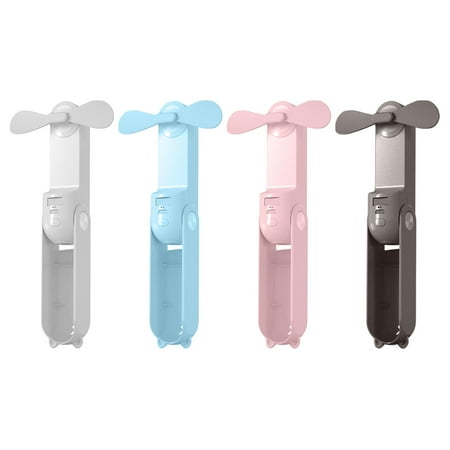 

Portable Handheld Fan|Mini Pocket Hand Fan|USB Rechargeable Foldable Fan Quiet Personal Fan with Power Bank Flashlight for Indoor Outdoor Max 24 Hours Runtime Pink White Brown Blue