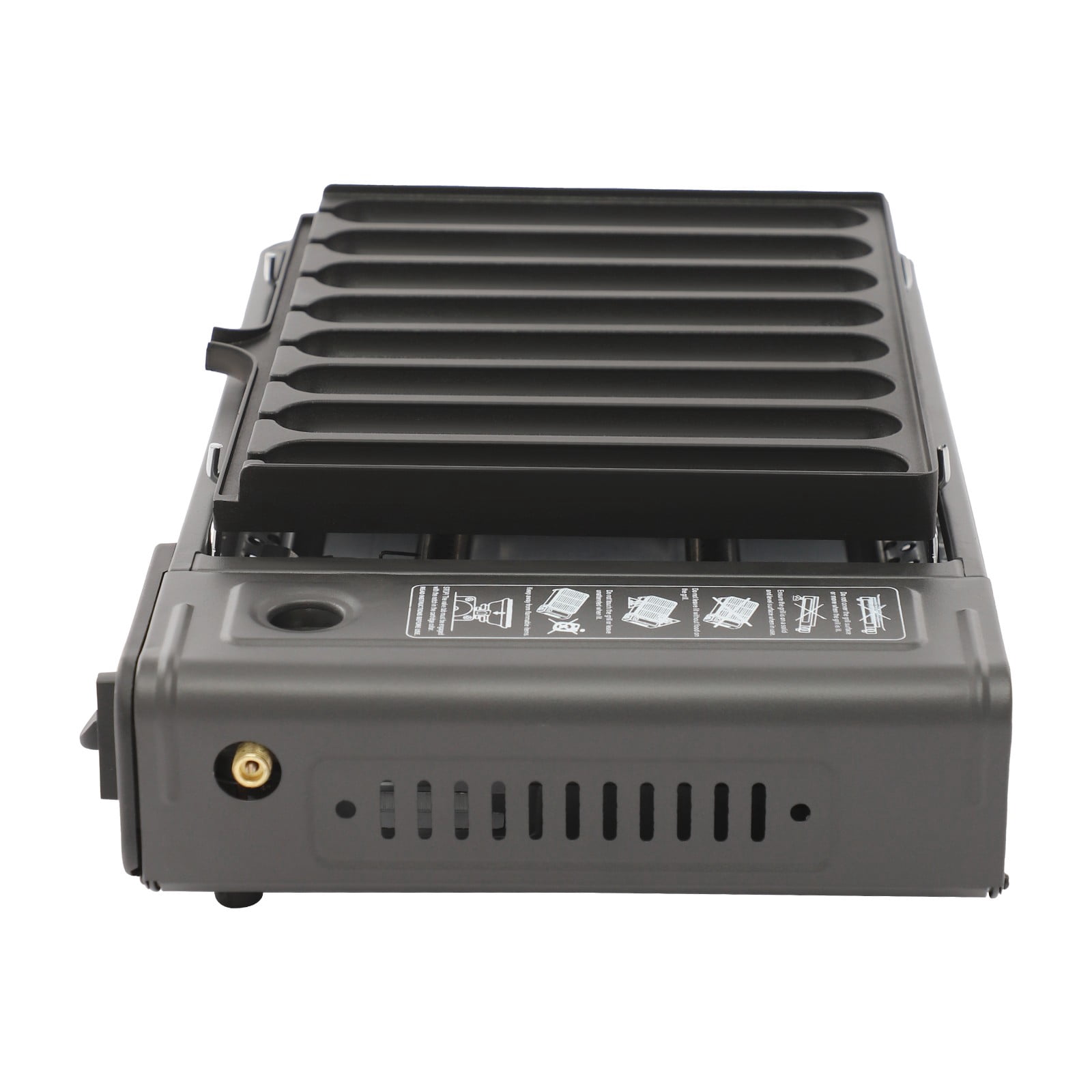 2.2KW Butane Stove Portable Camping Gas Stove Gas Grill Stove Outdoor Cooking Black