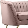 thumbnail image 2 of Homestock Victorian Elegance Pink Velvet Chair, 2 of 10