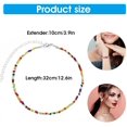 thumbnail image 2 of Woeilo 6 Colliers de Perles de Graines Colorés - Boho, 2 of 5