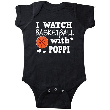 

Inktastic I Watch Basketball with Poppi Gift Baby Boy Bodysuit