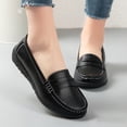 thumbnail image 4 of oqasdz Women Casual Shoes Loafers Slip On Flat Round Toe Shoes Comfortable Breathable Footwear for Ladies Versatile Daily Wear Outdoor Summer, 4 of 7