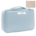 thumbnail image 1 of Neceser de viaje para maquillaje, neceser para mujer y hombre (azul), 1 of 5