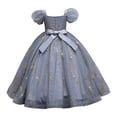 thumbnail image 6 of Gubotare Dresses for Teen Girls Flower Girl Sequin Butterfly Dress for Kids Wedding Pageant Party Gown Princess Birthday Tulle Dress Size 13-14 (Grey,13-14 Years), 6 of 9