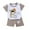 Coffee A, variant on Fesfesfes Toddler Outfit Kids Baby Boys and Girls Cute Short Sleeve Shirts with Shorts Graphic T Sets Children Clothing Cute Casual Kids Outfits Summer Sale