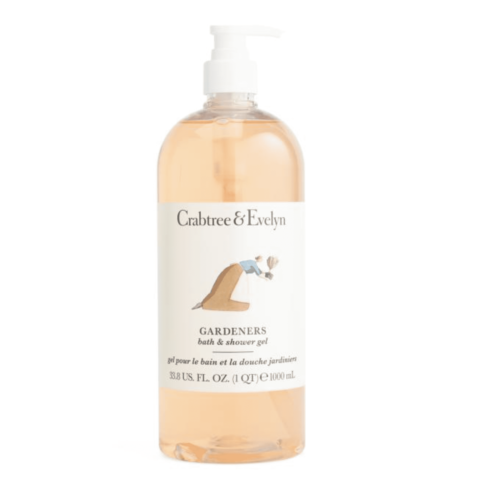 Crabtree & Evelyn Gardners Bath and Shower Gel 33.8 oz Pump Body Wash
