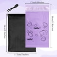 thumbnail image 4 of 100 purple opaque feminine hygiene disposal bags - 100 per pack, 712 inches, suitable for tampons and sanitary pads - including storage bags, 4 of 5