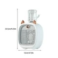 thumbnail image 4 of Mini ventilador de carga USB Billuyoard 2 en 1 Gris, 4 of 6