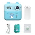 thumbnail image 2 of Cámara de Informe Instantánea de 1080p Mini Impresora Fotográfica Portátil para Niños Con Una Cámara de 1200W 2.4 '' Con 1 Impresión de Papel Adecuado para Notas de, 2 of 7