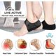 thumbnail image 2 of Protectores de talón, copas de gel para el talón, soporte de cojín para el talón para fascitis plantar, dolor de talón, tendinitis de Aquiles, grietas secas Tacones, almohadillas p, 2 of 5