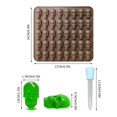 thumbnail image 3 of THLKIF Kitchen Baking Mold, 40 Cavity Skulls Candy Mould Silicone Mini Skulls Mould Non Stick 3D Skulls Mould Sugar Mould Food Grade Silicone Skulls Mould for Halloween Decor Cake Baking, 3 of 5