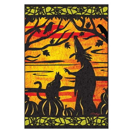 Best Friend Usa Flag - Toland Home Garden Witchs Best Friend Flag