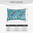 thumbnail image 4 of Naloa Rooster And Chickens Pillowcase, Throw Pillowcase, Wrinkle-Free, Stain-Resistant with Hidden Zipper for Bedroom Sofa-14"x20", 4 of 6