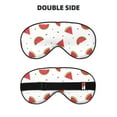 thumbnail image 2 of Uemuo Hand Drawn Watermelon Pattern Sleep Eye Mask - Light Blocking Sleep Mask Blocking Out Light Perfectly, Soft and Comfortable Night Eye Mask, Eye Blinder, 2 of 7