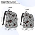 thumbnail image 5 of Geaub spiders durable canvas backpack: stylish, lightweight, and spacious with adjustable straps, 5 of 7