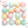 thumbnail image 2 of EeaseCA 16pcs Simulation Plush Ball Eco-friendly Plush Ball Artificial Plush Ball for DIY Hat Clothes (16pcsd Ball Combinations 21- Bottom Diameter 10cm Hidden Button Style One Bag), 2 of 8