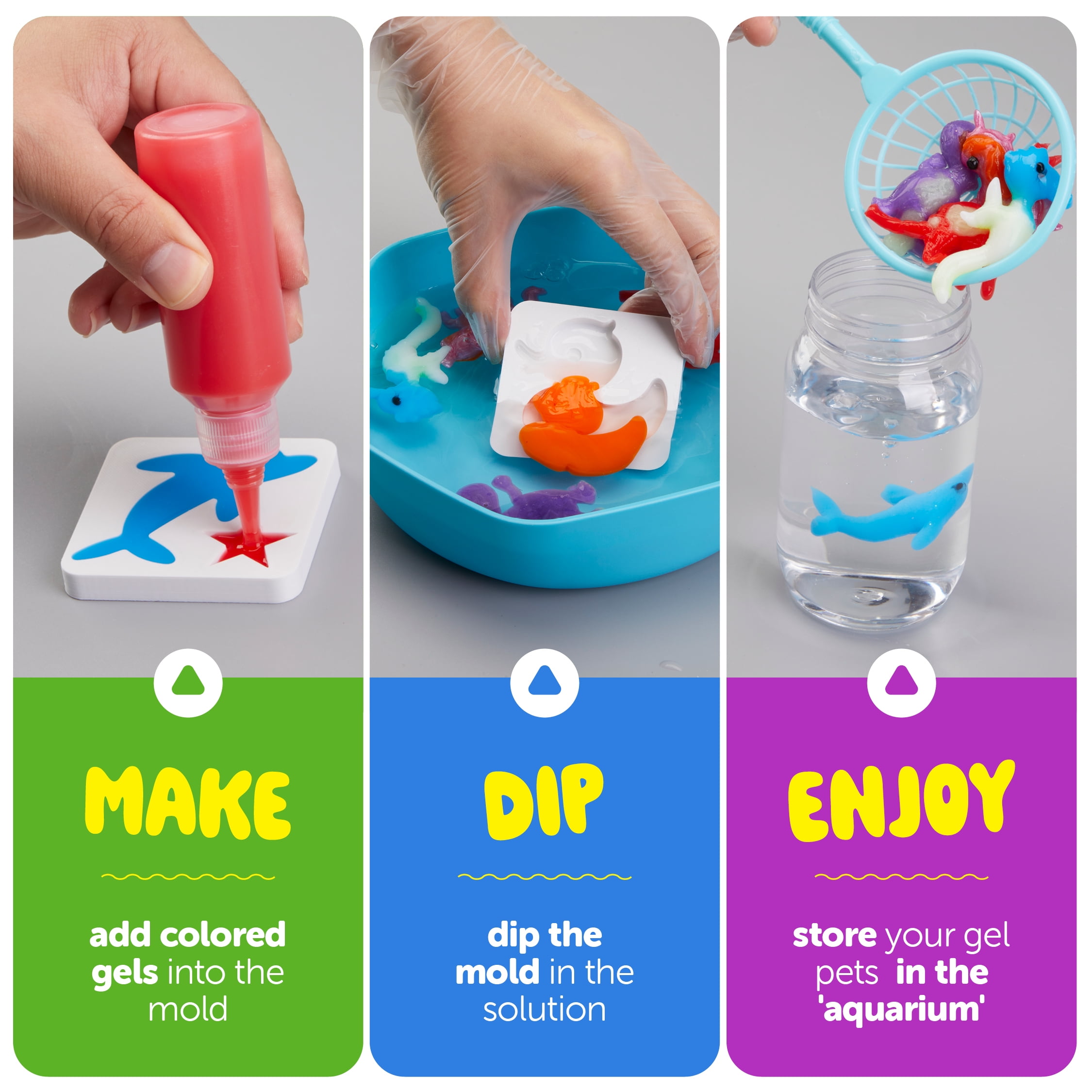 D&D Aqua Fairy Gel Kit, DIY Water Pets Craft Set for Kids photo 2