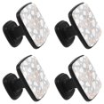 4 Pcs Square Handle Cupboard Knob Drawer Pulls Handle Clouds