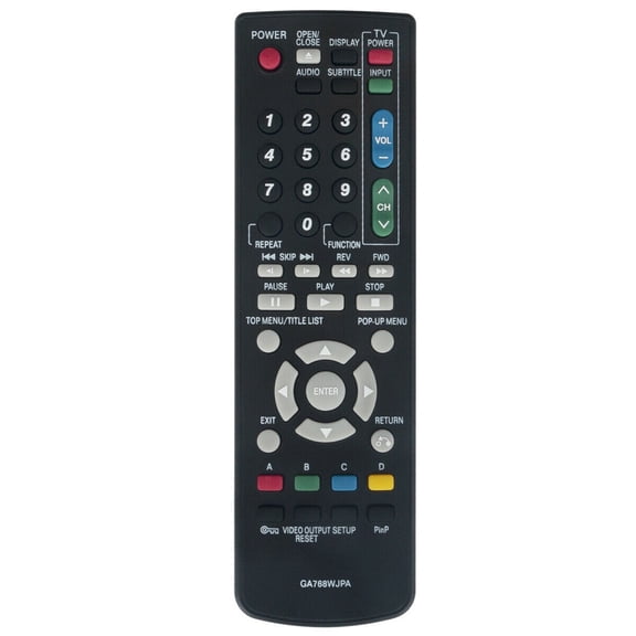 GA768WJPA Replace Remote for Sharp Blu-ray BD-HP22U BD-HP24U BD-HP24 BD-HP24U(A)