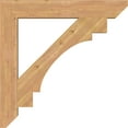 thumbnail image 3 of Ekena Millwork 5 1/2"W x 40"D x 40"H Merced Slat Smooth Bracket, Western Red Cedar, 3 of 4