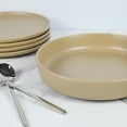 thumbnail image 3 of Mainstays Alessandra Matte Brown Stoneware Dinner Bowl, 3 of 7