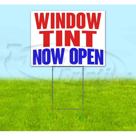 Window Tint Now Open (18 x 24 ) Yard Sign I… product image