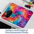 thumbnail image 6 of Tie-Dye Mouse Pad for Laptop Wireless Mouse Home Office Travel, Portable & Washable, 6 of 7