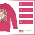 thumbnail image 6 of Better Together Women's Long Sleeve T-shirt Vintage Retro Boho Style 70s Floral Vibe Hippie Peace Love Friendship Bohemian, 6 of 7