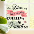 thumbnail image 1 of Adhesivo de pared Dios tiene un plan con el versículo bíblico Proverbios 16:9, 1 of 4